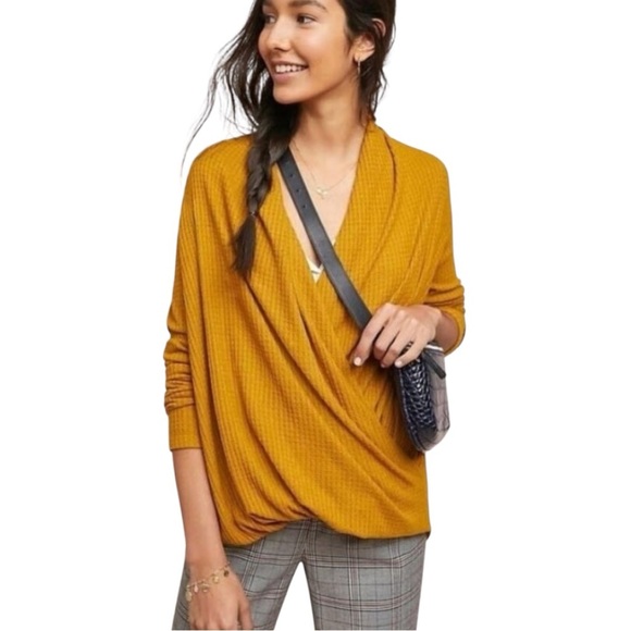 Anthropologie Akemi + Kin Women's Woodruff Top Wrap Sweater Size S - Picture 1 of 7
